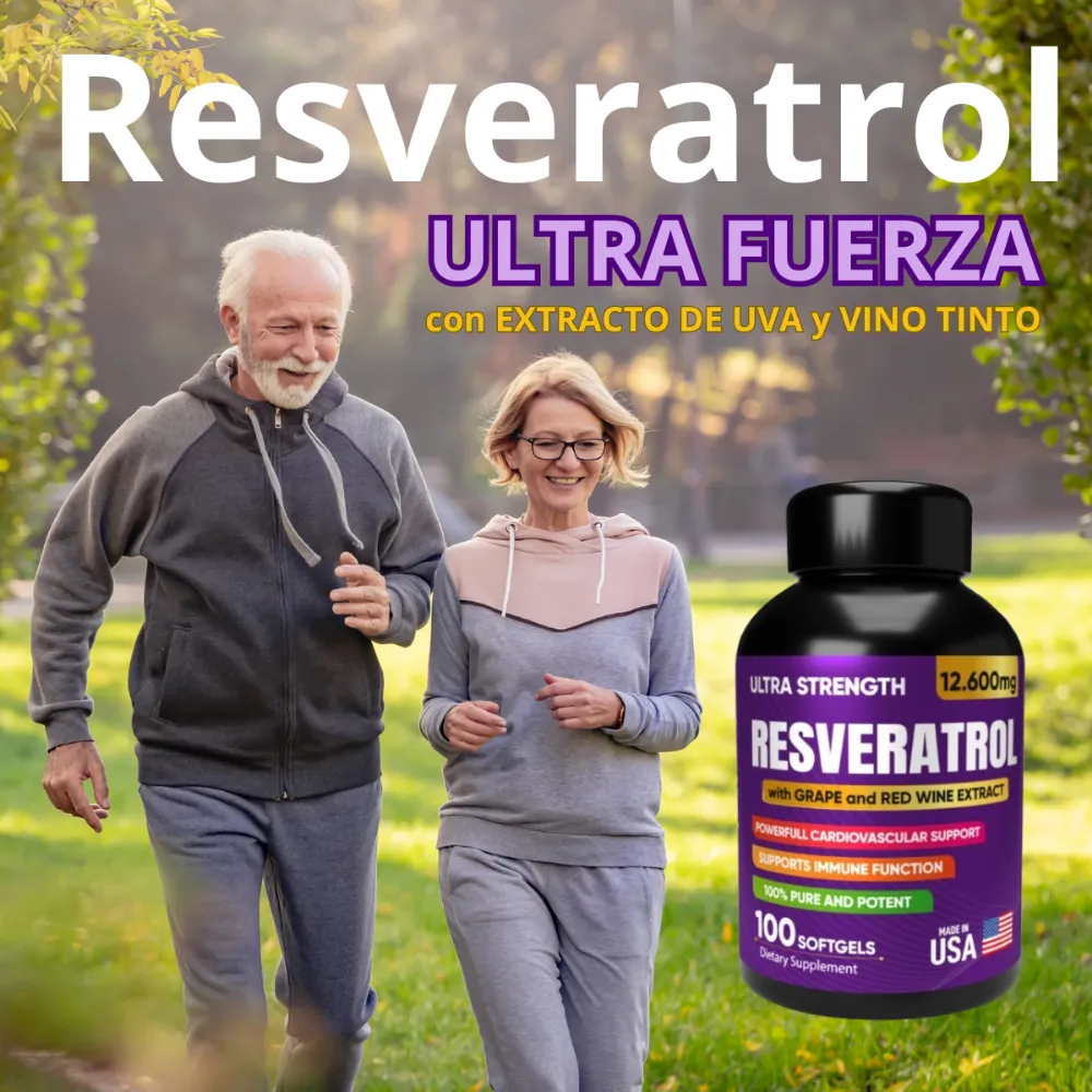 Resveratrol Americano Puro 100 cápsulas blandas
